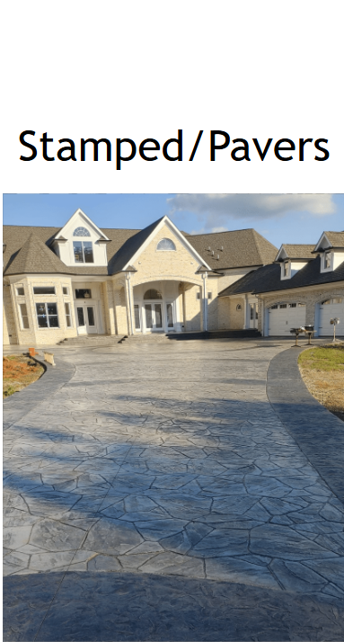 Stamped/Pavers